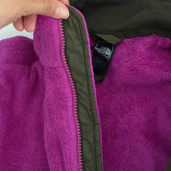 🍋The North Face Purple Fuzzy Zipper Sweater Jacket XS - Picture 5 of 5